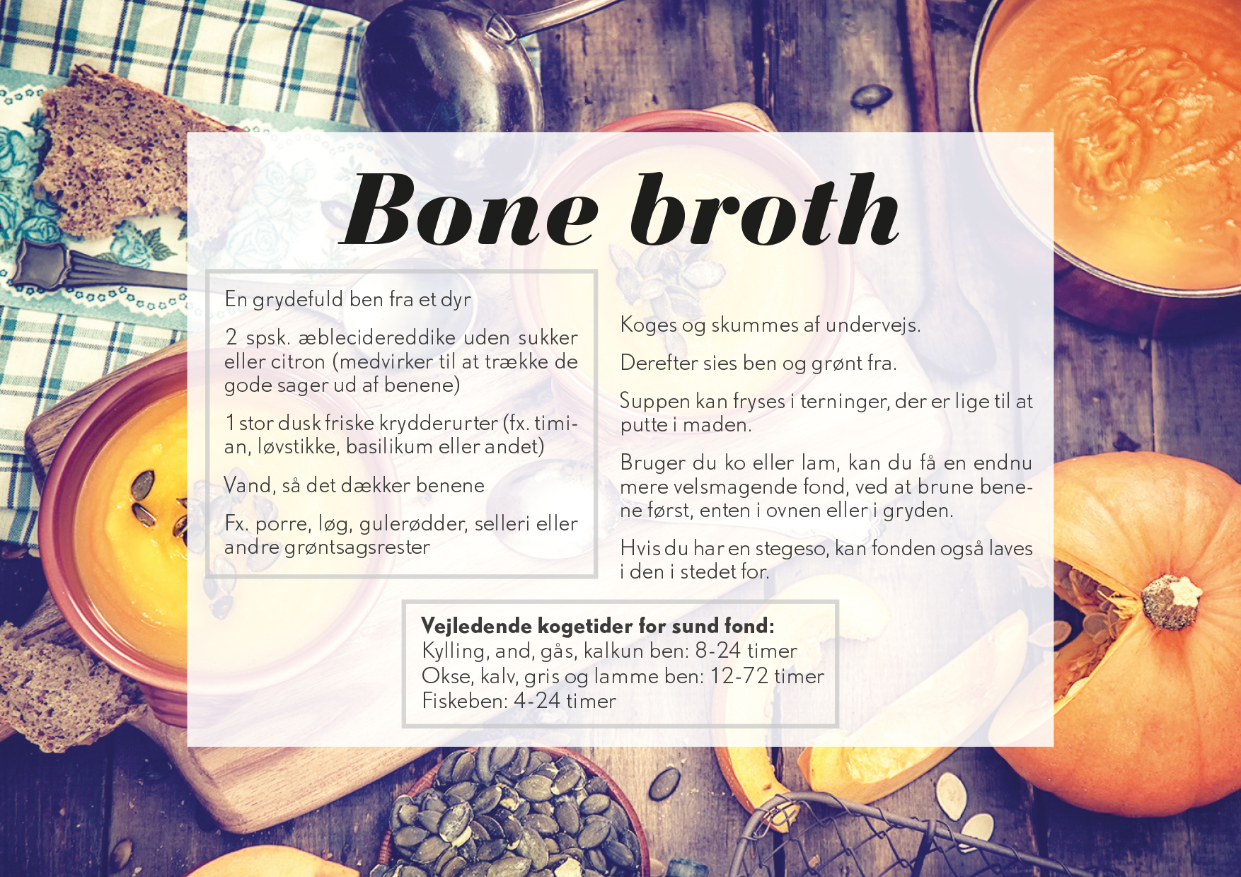 LAV BONE BROTH VERDENS BEDSTE DETOX SKØNHEDS OG HEALINGS SUPPE
